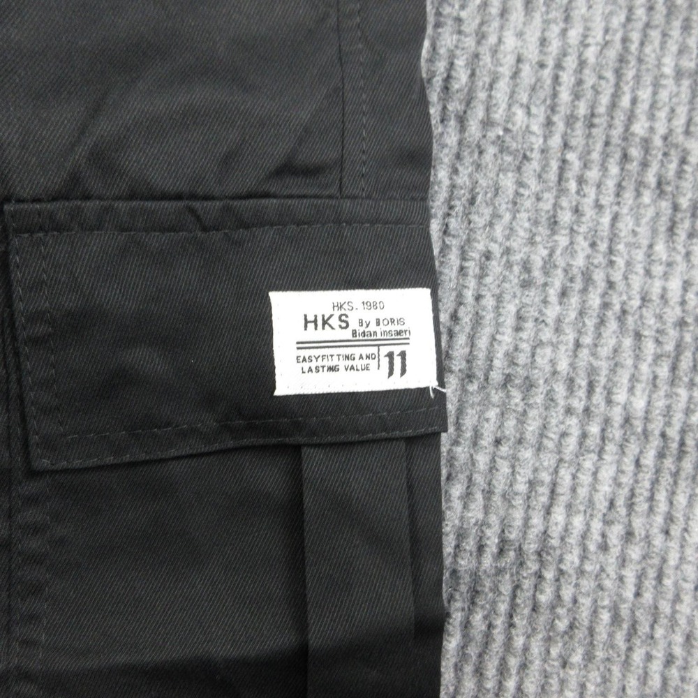 HKS By BORIS Shorts Mens XL 3 Pack Blue Gray Black Cargo Drawstring 29x9* NWOT - Picture 11 of 16